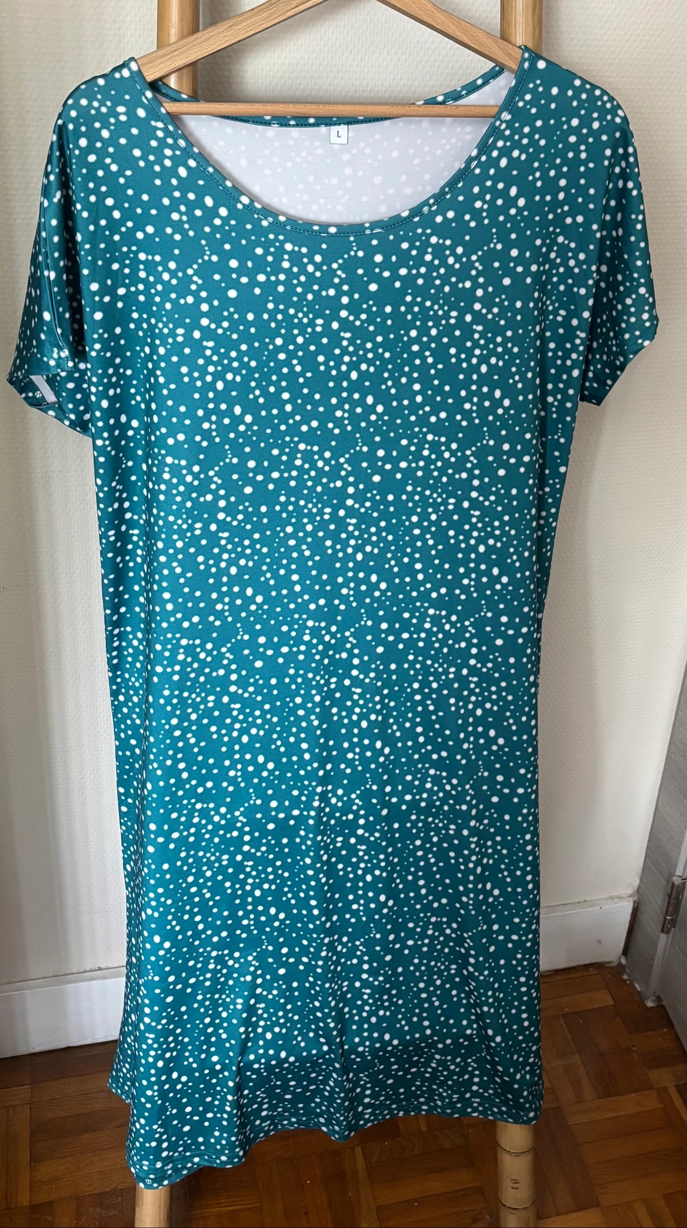 🌸 Green tunic dress - Size L – photo 6